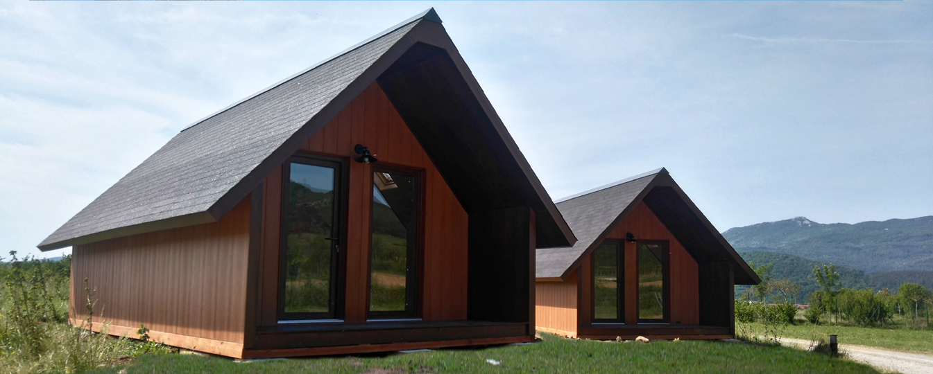 Cabañas de madera, modernas, modulares y prefabricadas